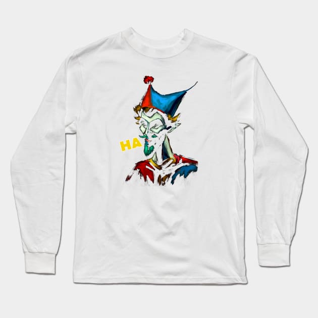 Jester "Ha" Long Sleeve T-Shirt by Butterfly Venom